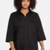 Sheego Bluse Mit 3/4-Arm Und Dekorativen Falten 2 Sheego Bluse Mit 3/4-Arm Und Dekorativen Falten -Sheego Verkaufsgeschäft 14179300289 049GR 02 SH