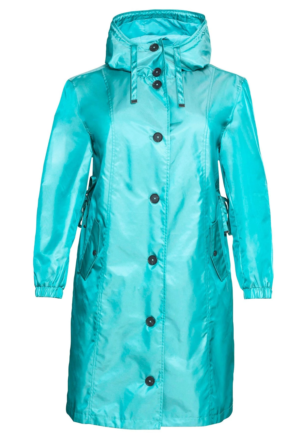 Sheego Übergangsmantel In Schimmernder Two-Tone-Optik 5 Sheego Übergangsmantel In Schimmernder Two-Tone-Optik – Bild 3