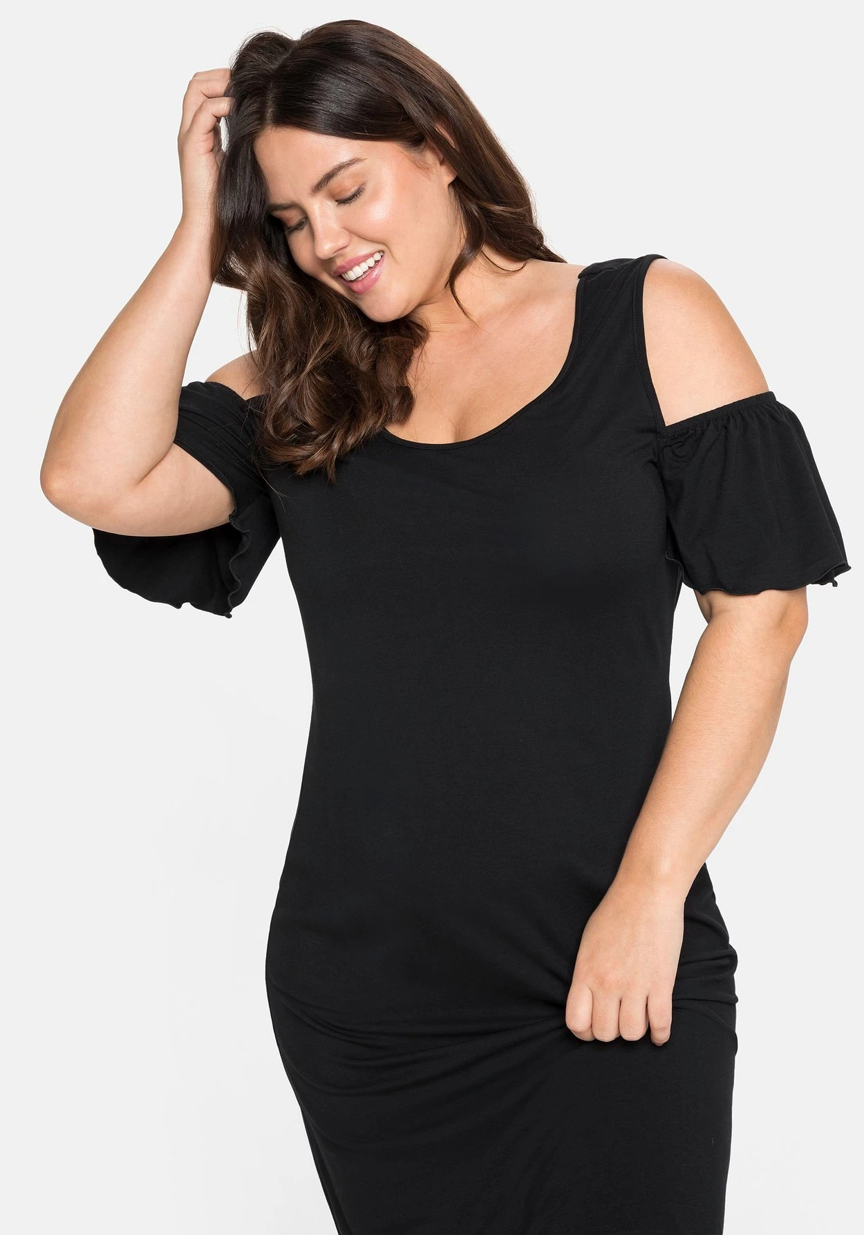 Sheego Strandkleid Mit Cut-outs Und Flügelärmeln 7 Sheego Strandkleid Mit Cut-outs Und Flügelärmeln – Bild 5