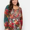 Bluse Mit Floralen Prints Und Femininen Details 1 Bluse Mit Floralen Prints Und Femininen Details -Sheego Verkaufsgeschäft 14311800473 048UK 02 SH
