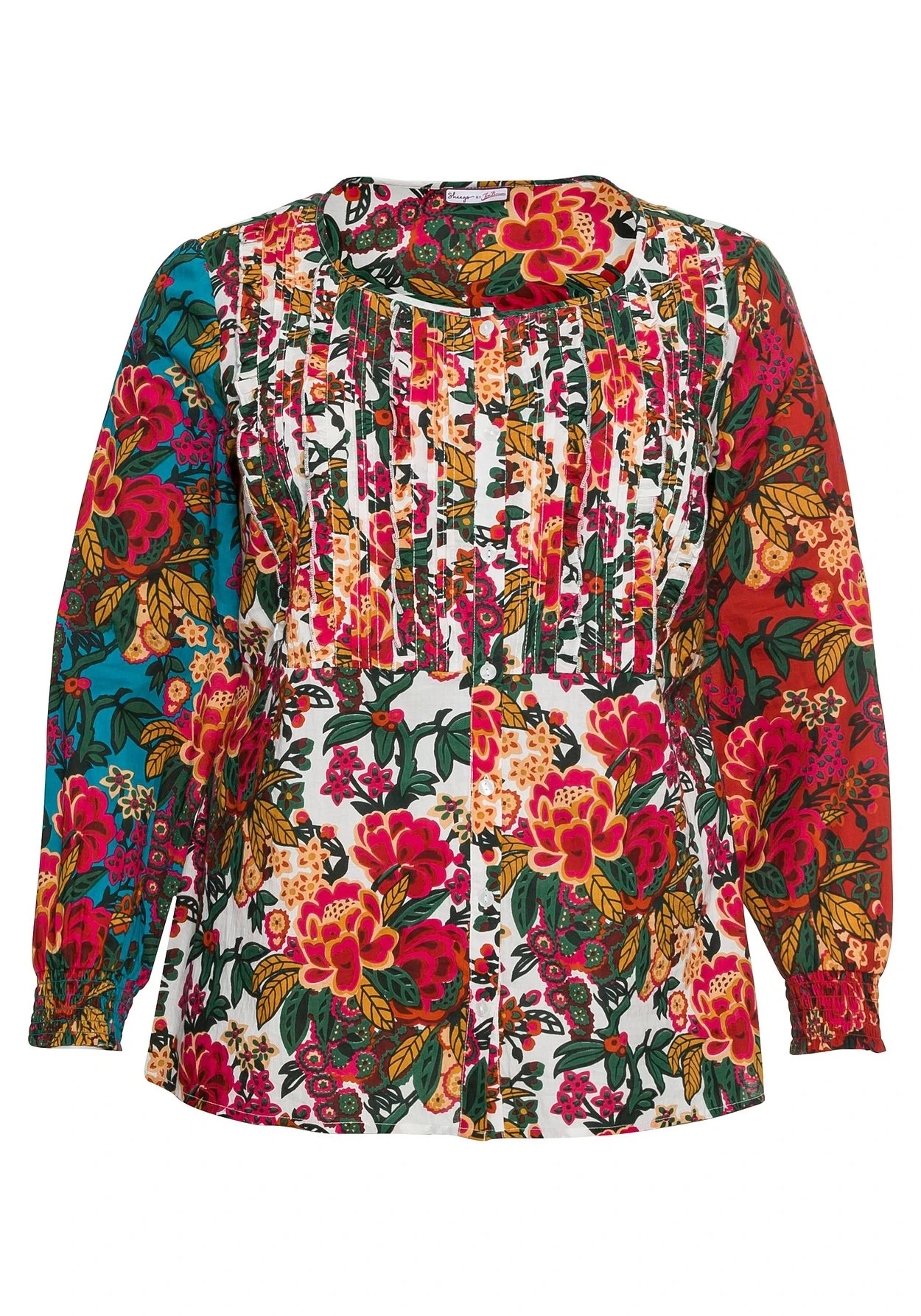 Bluse Mit Floralen Prints Und Femininen Details 5 Bluse Mit Floralen Prints Und Femininen Details – Bild 3