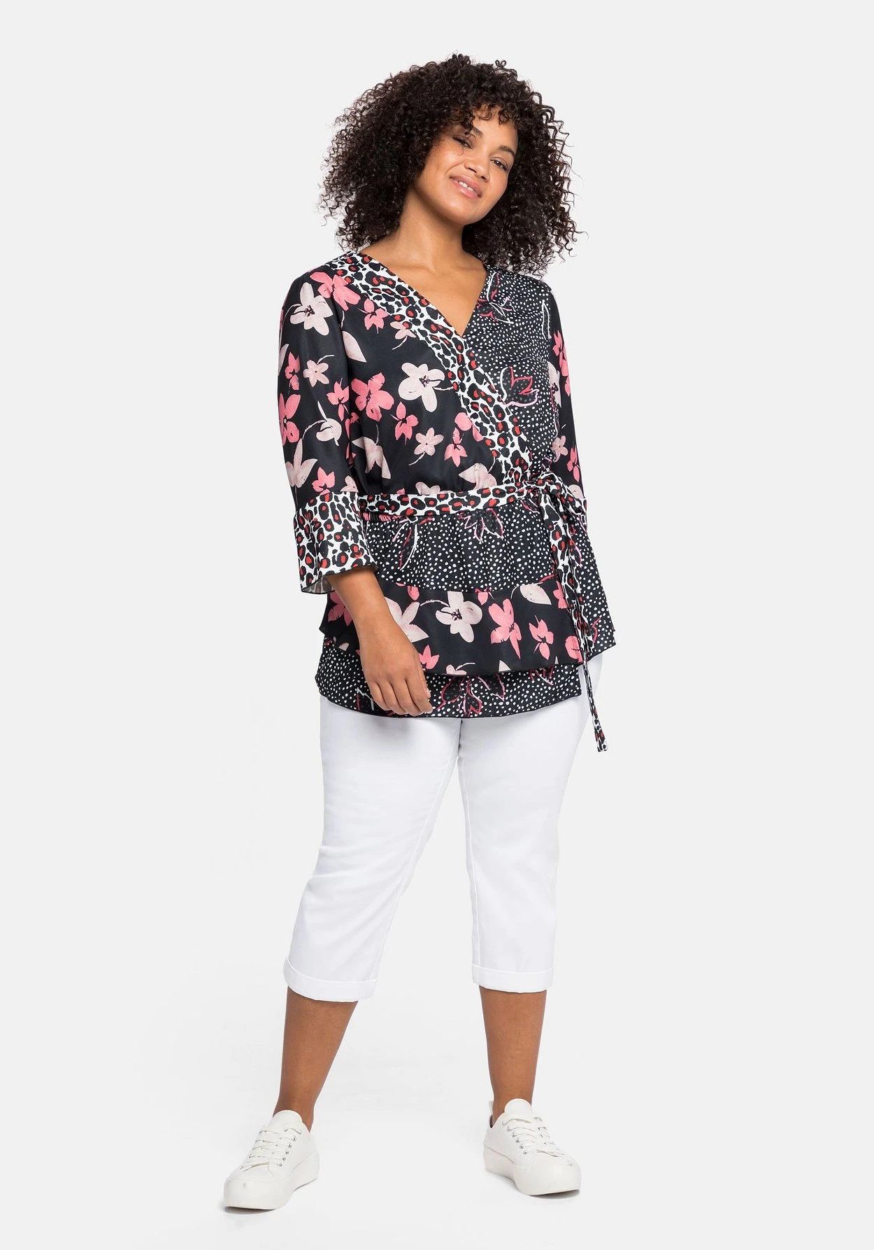 Tunika Im Mustermix, In Crêpe-Qualität 6 Tunika Im Mustermix, In Crêpe-Qualität – Bild 4