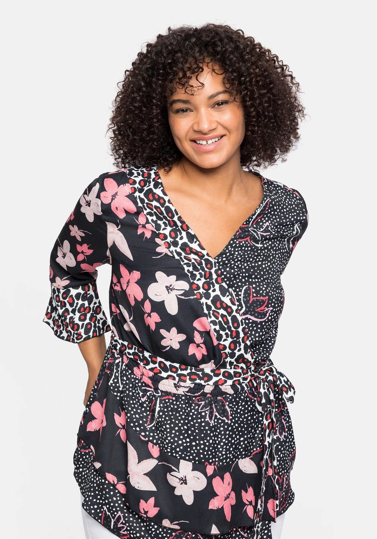 Tunika Im Mustermix, In Crêpe-Qualität 7 Tunika Im Mustermix, In Crêpe-Qualität – Bild 5