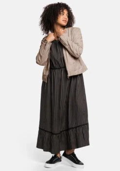 Sheego Lederjacke Aus Lammnappa Mit Crinkle-Effekt -Sheego Verkaufsgeschäft 14337800539 04ALN 02 SH