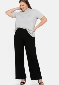 Sheego Weite Hose Mit Elastischem Bund, In Rippqualität 17 Sheego Weite Hose Mit Elastischem Bund, In Rippqualität -Sheego Verkaufsgeschäft 14352500289 048K8 00 SH