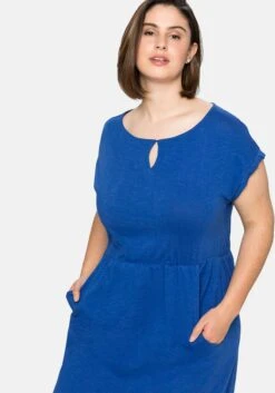 Sheego Jerseykleid Mit Weitem Ausschnitt Und Taschen 13 Sheego Jerseykleid Mit Weitem Ausschnitt Und Taschen -Sheego Verkaufsgeschäft 14375400027 04BRG 02 SH