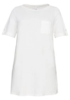 Sheego Longshirt Im Leinenmix, Hohe Seitenschlitze -Sheego Verkaufsgeschäft 14376800011 04BG7 00 SH