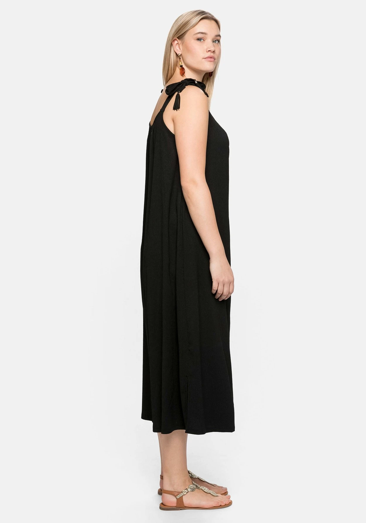 Sheego Midi-Jerseykleid In A-Linie, Mit Verspielten Details 3 Sheego Midi-Jerseykleid In A-Linie, Mit Verspielten Details – Bild 2