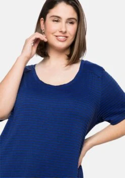 Sheego Ringelshirt Mit Zierknopfleiste Und Passe Hinten 13 Sheego Ringelshirt Mit Zierknopfleiste Und Passe Hinten -Sheego Verkaufsgeschäft 14380800035 04BID 02 SH