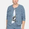 Sheego Jeansjacke Mit Streifen,in Kragenloser Form -Sheego Verkaufsgeschäft 14381400053 04BKW 02 SH