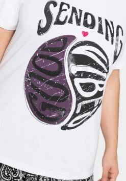 Shirt Mit Frontdruck Und Stickerei 12 Shirt Mit Frontdruck Und Stickerei -Sheego Verkaufsgeschäft 14382000010 04BSE 02 SH