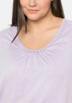 Sheego Shirt Mit Dezenter Spitze Und Raffung Am Ausschnitt 12 Sheego Shirt Mit Dezenter Spitze Und Raffung Am Ausschnitt -Sheego Verkaufsgeschäft 14385000243 04BNV 02 SH