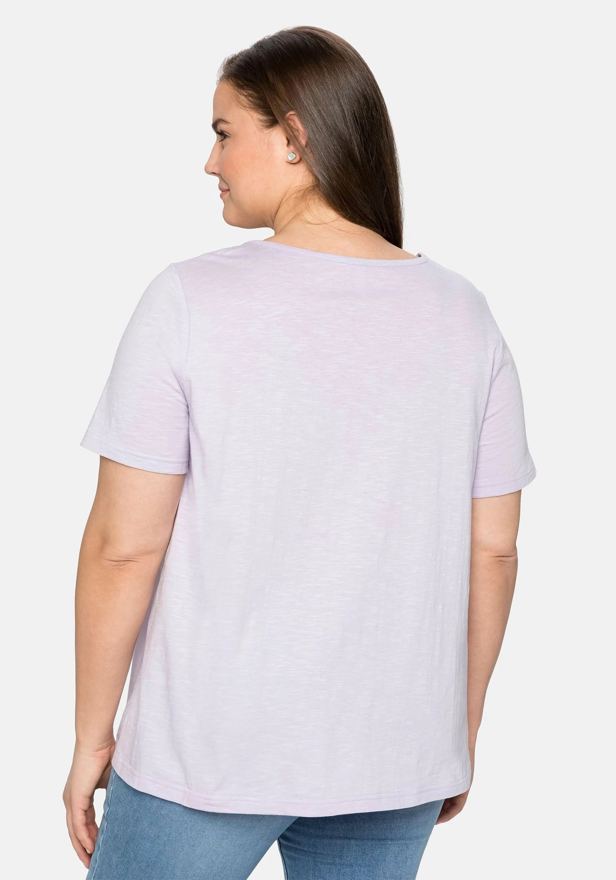 Sheego Shirt Mit Dezenter Spitze Und Raffung Am Ausschnitt 4 Sheego Shirt Mit Dezenter Spitze Und Raffung Am Ausschnitt – Bild 2