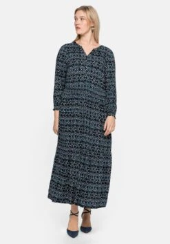 Sheego Jerseykleid Mit Alloverdruck Und Smokdetails 12 Sheego Jerseykleid Mit Alloverdruck Und Smokdetails -Sheego Verkaufsgeschäft 14386400452 04BRK 02 SH