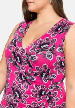 Jerseykleid In Wickeloptik, Mit Blumendruck 12 Jerseykleid In Wickeloptik, Mit Blumendruck -Sheego Verkaufsgeschäft 14391200433 04C2R 02 SH
