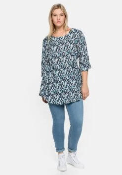 Sheego Longtunika Mit Alloverdruck Und Taillengummizug 11 Sheego Longtunika Mit Alloverdruck Und Taillengummizug -Sheego Verkaufsgeschäft 14399100864 04DDK 02 SH