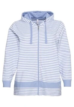 Sheego Geringelte Sweatjacke Mit Kapuze -Sheego Verkaufsgeschäft 14412902086 04CZW 00 SH