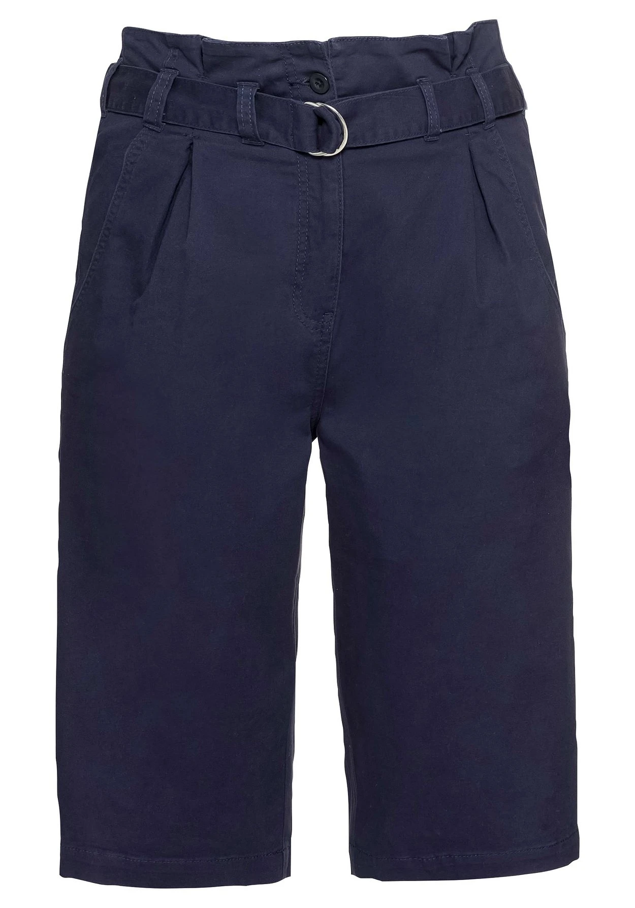 Sheego Twill-Bermudas Mit High-Waist-Bund Und Gürtel 8 Sheego Twill-Bermudas Mit High-Waist-Bund Und Gürtel – Bild 6