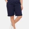 Sheego Twill-Bermudas Mit High-Waist-Bund Und Gürtel -Sheego Verkaufsgeschäft 14418700018 04CLF 02 SH