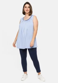 Sheego Jerseytop Mit Falten Am Ausschnitt -Sheego Verkaufsgeschäft 14422102065 04D38 02 SH