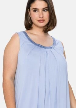 Sheego Jerseytop Mit Falten Am Ausschnitt -Sheego Verkaufsgeschäft 14422102065 04D39 02 SH