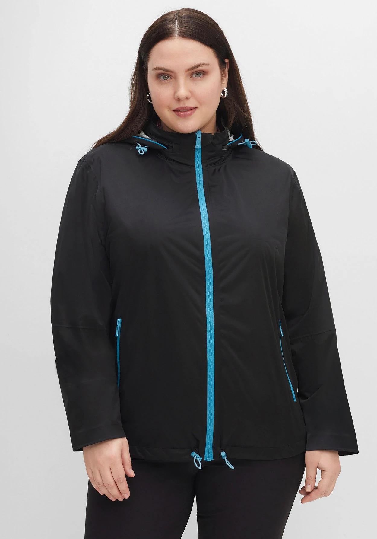 Sheego Sport Regenjacke Mit Verstaubarer Kapuze 3 Sheego Sport Regenjacke Mit Verstaubarer Kapuze