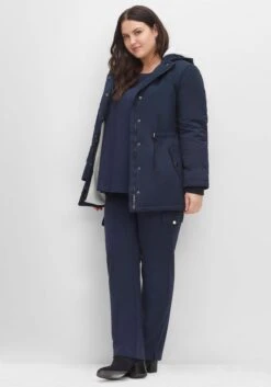 Sheego Longparka Mit Teddyfutter Und Taillen-Tunnelzug -Sheego Verkaufsgeschäft 14443600035 04HXR 02 SH