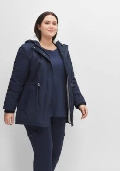 Sheego Longparka Mit Teddyfutter Und Taillen-Tunnelzug -Sheego Verkaufsgeschäft 14443600035 04HXT 02 SH