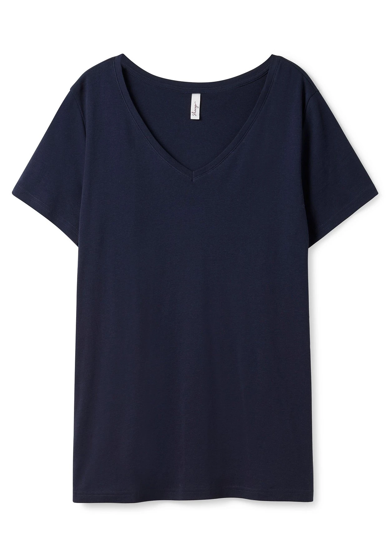 Sheego Shirts Mit V-Ausschnitt, Im Doppelpack 9 Sheego Shirts Mit V-Ausschnitt, Im Doppelpack – Bild 7