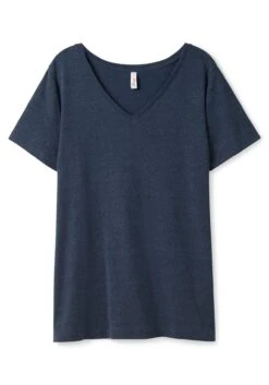 Sheego Shirts Mit V-Ausschnitt, Im Doppelpack 14 Sheego Shirts Mit V-Ausschnitt, Im Doppelpack -Sheego Verkaufsgeschäft 14445402102 04HST 00 SH