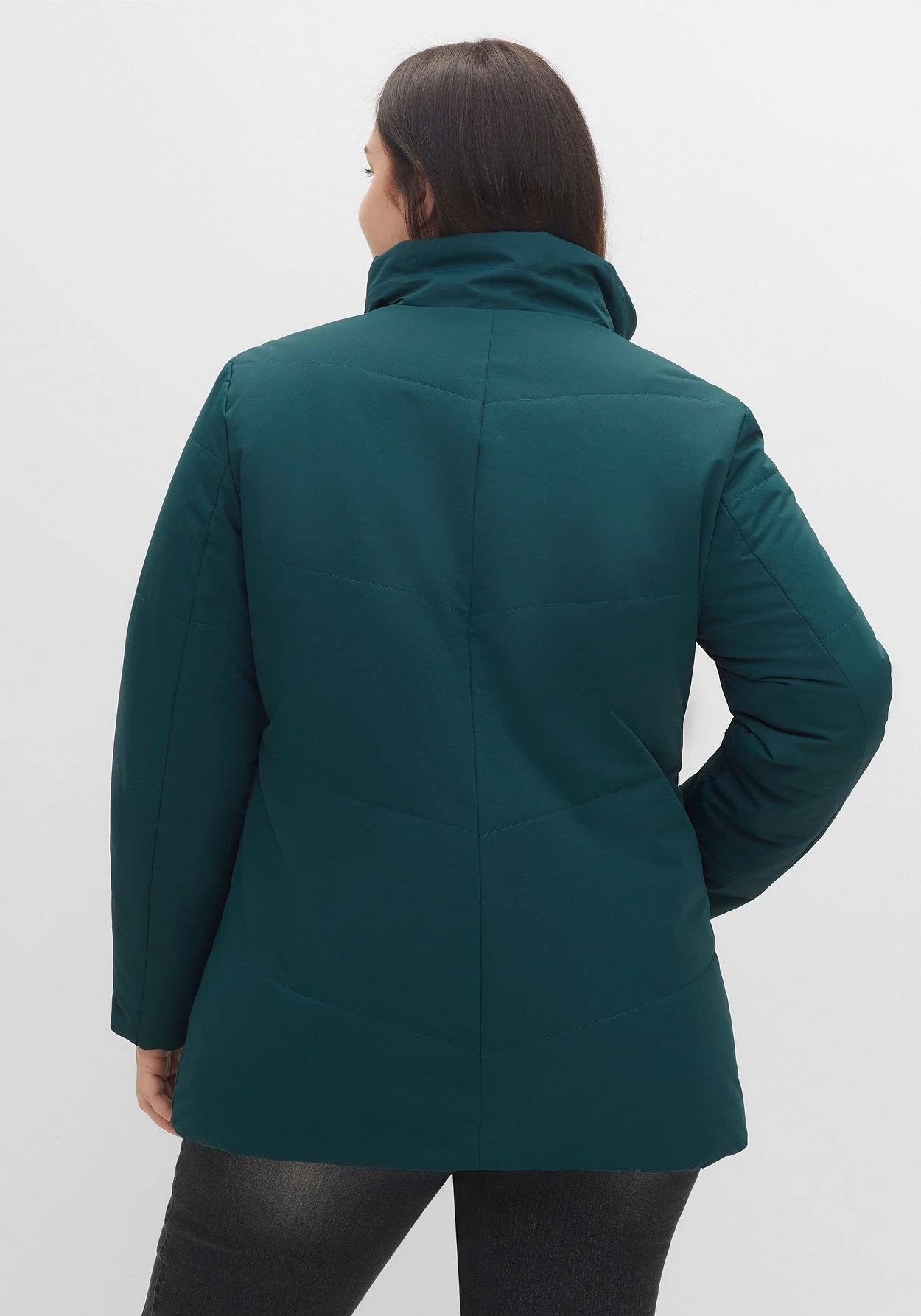 Sheego Steppjacke Mit Stehkragen, Leicht Strukturiert 5 Sheego Steppjacke Mit Stehkragen, Leicht Strukturiert – Bild 3