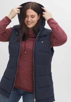 Sheego Lange Steppweste Im Lagenlook, Mit Kapuze 13 Sheego Lange Steppweste Im Lagenlook, Mit Kapuze -Sheego Verkaufsgeschäft 14455500035 04I8J 02 SH