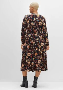 Jerseykleid Mit Weit Schwingendem Rock, Blumenprint -Sheego Verkaufsgeschäft 14458200377 04ENY 02 SH