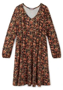 Knielanges Jerseykleid Mit Blumenprint 11 Knielanges Jerseykleid Mit Blumenprint -Sheego Verkaufsgeschäft 14463400377 04EON 00 SH