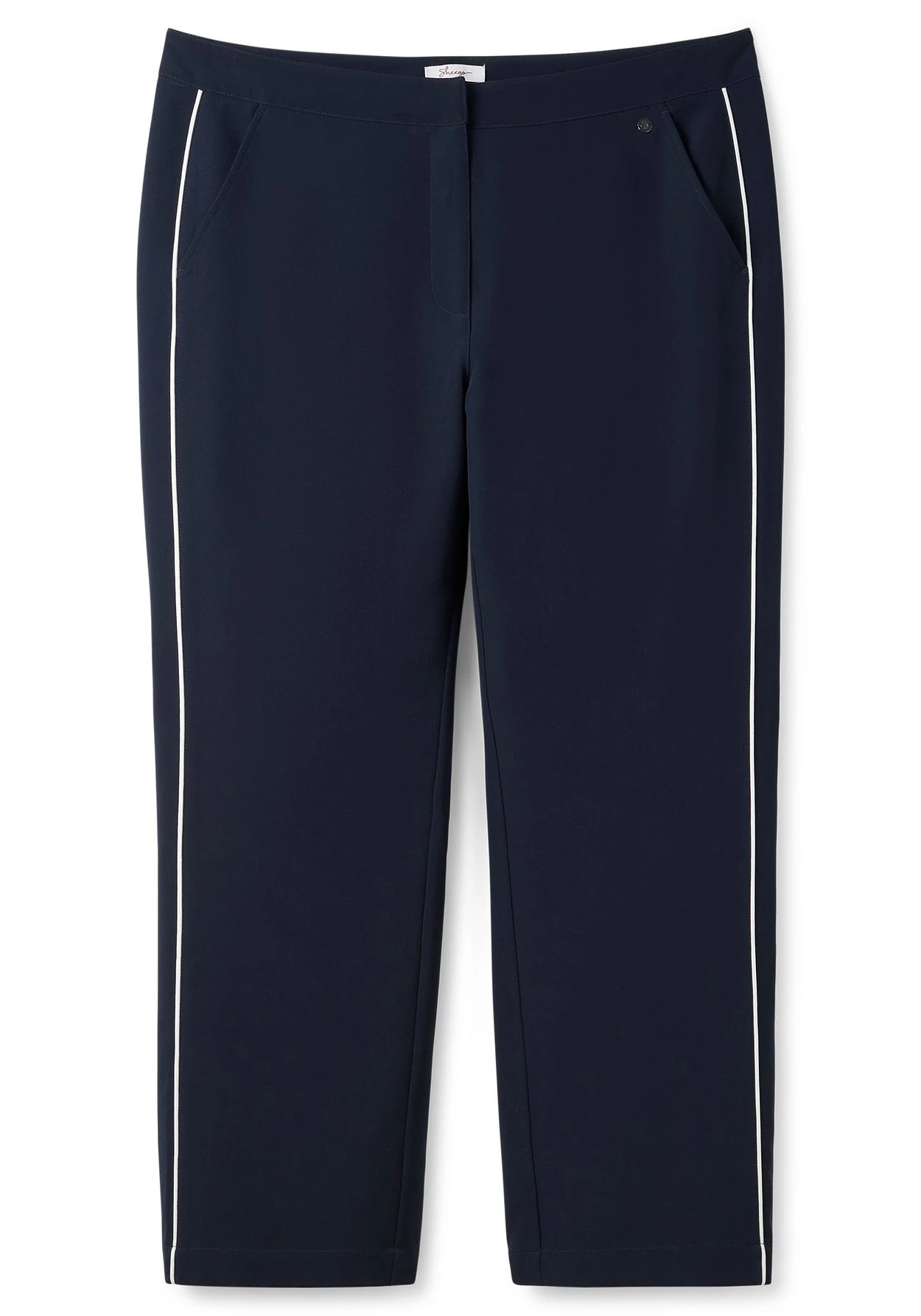 Sheego Gerade Hose Mit Seitlichem Kontrastpiping 6 Sheego Gerade Hose Mit Seitlichem Kontrastpiping – Bild 4