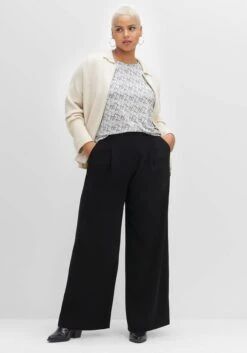 Sheego Weite Hose Mit Bundfalten, Knitterarm 14 Sheego Weite Hose Mit Bundfalten, Knitterarm -Sheego Verkaufsgeschäft 14464700289 04EX4 02 SH