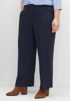 Sheego Weite Hose Mit Gummizugbund Und Bundfalten