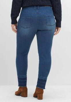Sheego Schmale Jeans Mit Kontrastsaum Und Crinkle-Effekt 12 Sheego Schmale Jeans Mit Kontrastsaum Und Crinkle-Effekt -Sheego Verkaufsgeschäft 14479700053 04FQ4 02 SH