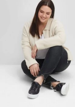 Sheego Schmale Jeans Mit Gummibund Und Fransensaum 16 Sheego Schmale Jeans Mit Gummibund Und Fransensaum -Sheego Verkaufsgeschäft 14480400341 04FDP 02 SH