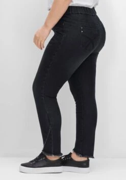 Sheego Schmale Jeans Mit Gummibund Und Fransensaum 11 Sheego Schmale Jeans Mit Gummibund Und Fransensaum -Sheego Verkaufsgeschäft 14480400341 04FDQ 02 SH