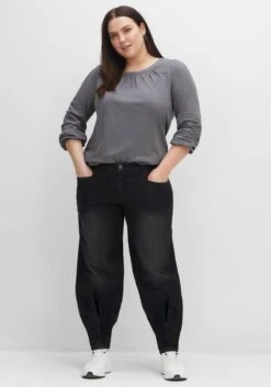 Sheego Mom-Jeans OLIVIA In Five-Pocket-Form 12 Sheego Mom-Jeans OLIVIA In Five-Pocket-Form -Sheego Verkaufsgeschäft 14480600341 04FO1 02 SH