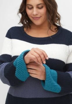 Sheego Pullover Mit Blockstreifen, In Perlfangstruktur 13 Sheego Pullover Mit Blockstreifen, In Perlfangstruktur -Sheego Verkaufsgeschäft 14484602038 04FAW 02 SH