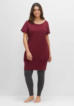 Sheego Relaxkleid Mit Eingrifftaschen Und Breitem Saum