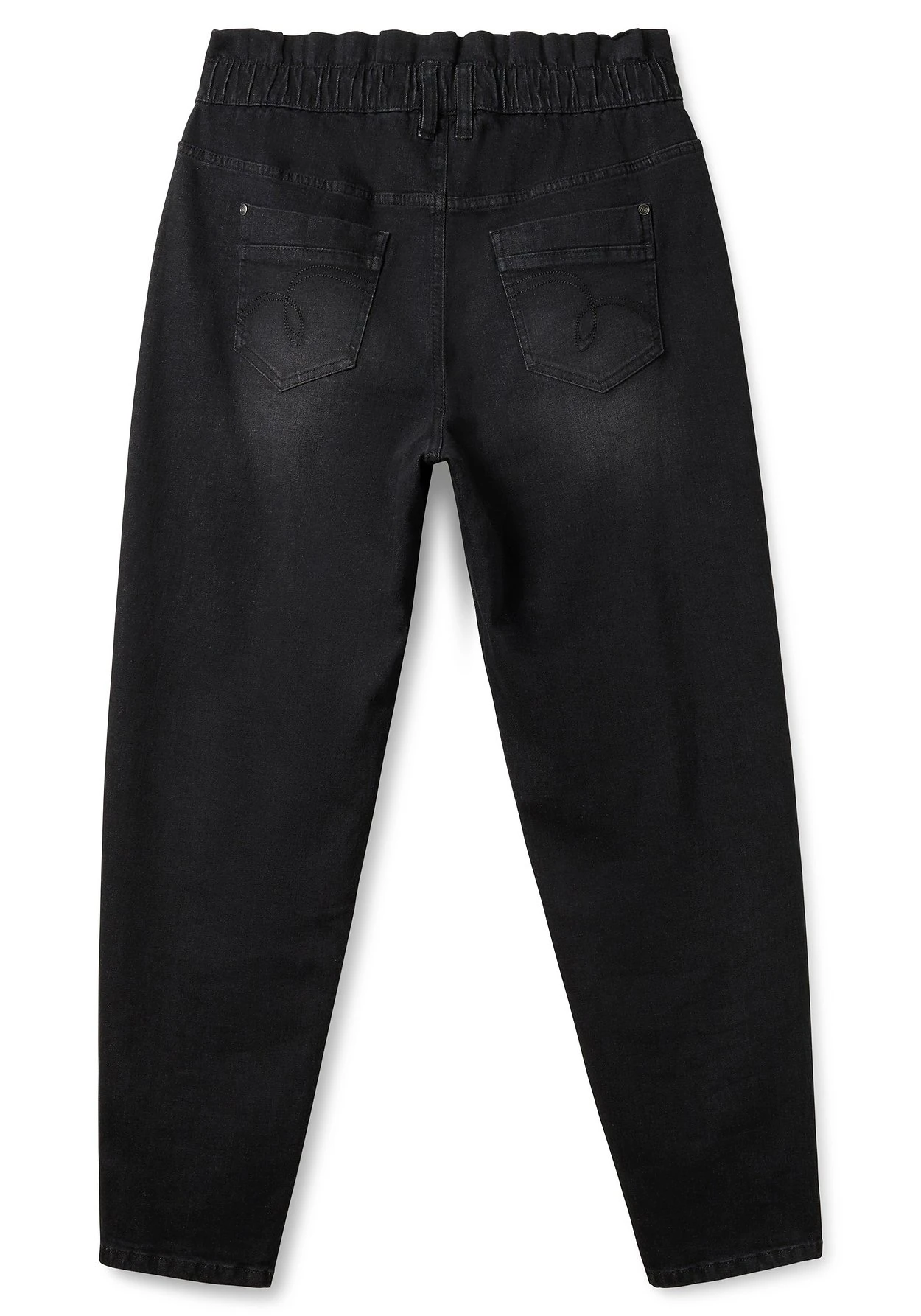 Sheego Mom-Jeans Mit Rüsche Am High-Waist-Bund 7 Sheego Mom-Jeans Mit Rüsche Am High-Waist-Bund – Bild 6