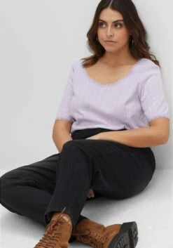 Sheego Mom-Jeans Mit Rüsche Am High-Waist-Bund 15 Sheego Mom-Jeans Mit Rüsche Am High-Waist-Bund -Sheego Verkaufsgeschäft 14492900341 04GLR 02 SH