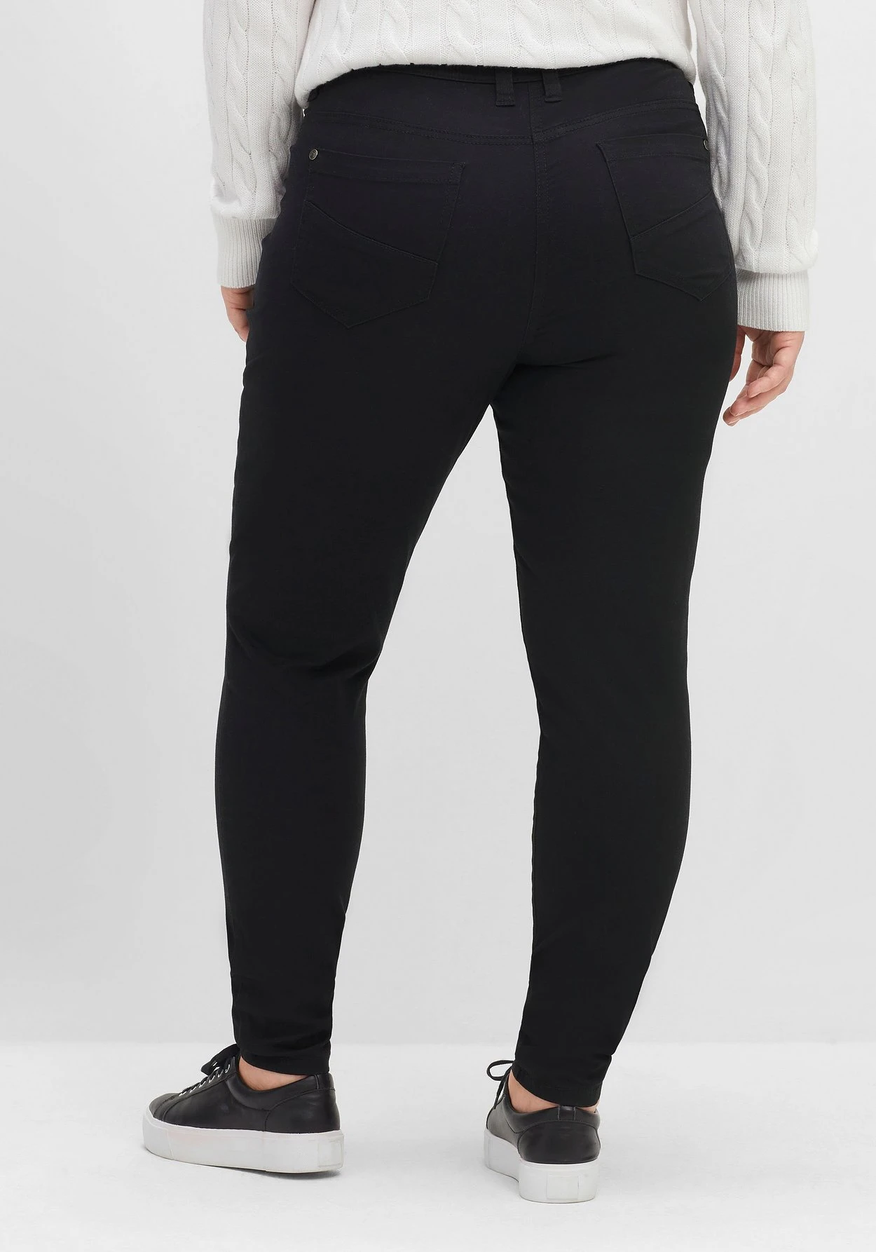 Sheego Skinny Twillhose Mit Gummibund 5 Sheego Skinny Twillhose Mit Gummibund – Bild 3