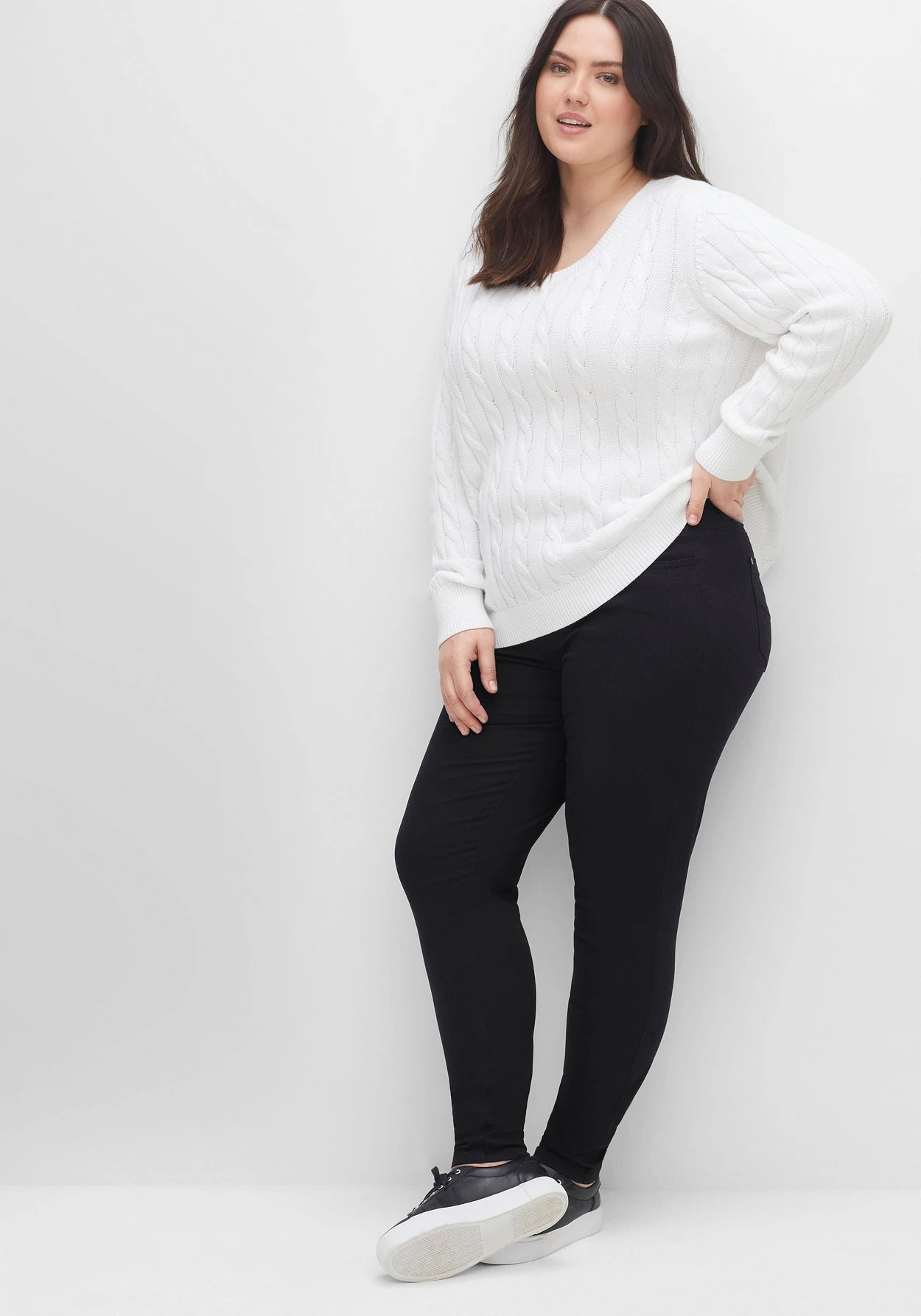 Sheego Skinny Twillhose Mit Gummibund 10 Sheego Skinny Twillhose Mit Gummibund – Bild 8