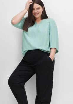 Sheego Twillhose OLIVIA Mit Gürteldetail Und Bundfalten 17 Sheego Twillhose OLIVIA Mit Gürteldetail Und Bundfalten -Sheego Verkaufsgeschäft 14497200289 04GQ4 02 SH