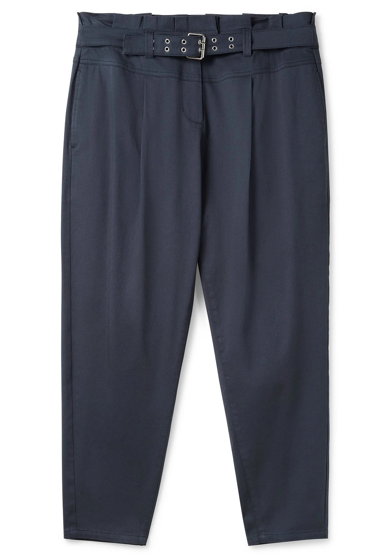 Sheego Hose Im Mom-Fit, Mit Paperbagbund Und Gürtel 6 Sheego Hose Im Mom-Fit, Mit Paperbagbund Und Gürtel – Bild 4