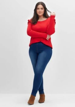 Sheego Jeggings Im 2er-Pack, Mit Kontrastnähten